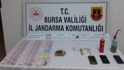 Bursa’da uyuşturucu operasyonu: 3 gözaltı