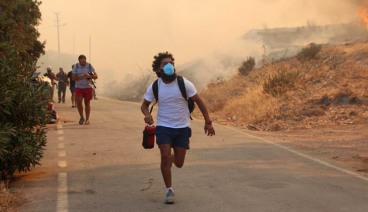 Bodrum yeniden alevlere teslim oldu