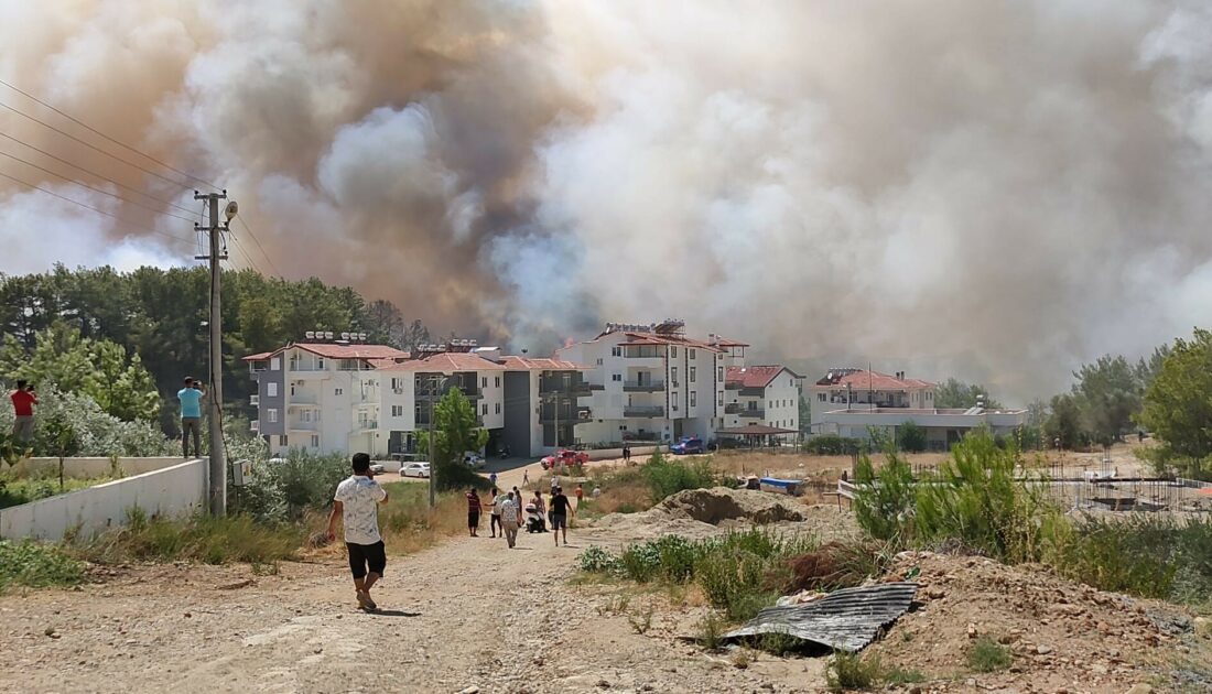 Manavgat’ta yeniden orman yangını çıktı!