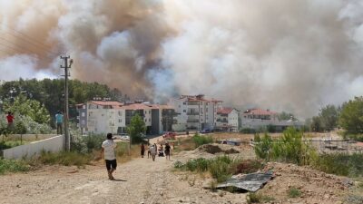 Manavgat’ta yeniden orman yangını çıktı!