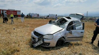 Bursa’da feci kaza: 1 ölü, 1 yaralı