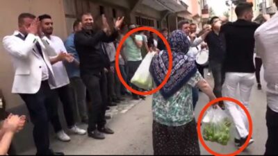 Bursa’da pazardan gelen kadın, ‘gelin alma’ya damga vurdu!