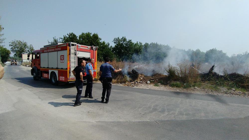 Bursa’da yangın paniği! Büyümeden söndürüldü…