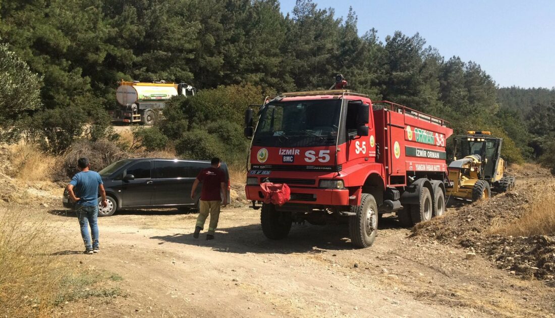 İzmir’de orman yangını