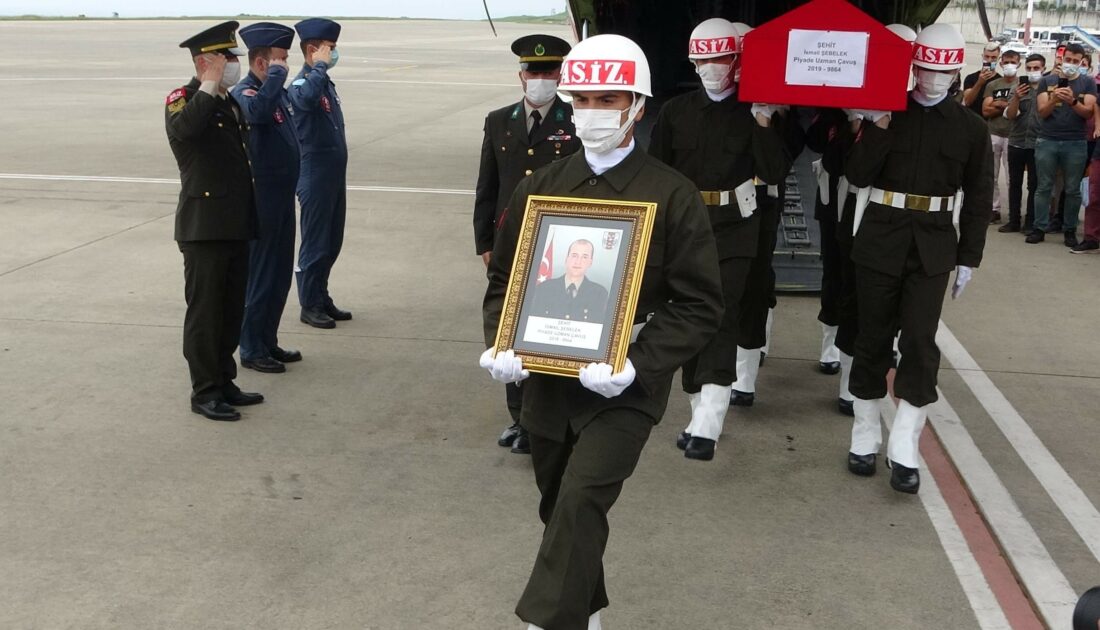 Kuzey Irak şehidinin cenazesi memleketi Trabzon’da