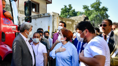 Meral Akşener afet bölgesi Bozkurt’ta: Borçlar silinsin ya da 2 yıl ötelensin