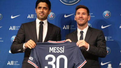 PSG, Messi için imza töreni düzenledi