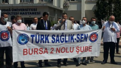 Bursa’da sağlıkçılar isyanda: ‘Hakkımızı arayacağız!’