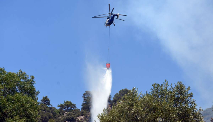 OGM: Yangın söndürme helikopterinin düştüğü haberleri asılsızdır