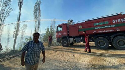 Kaş’ta orman yangını