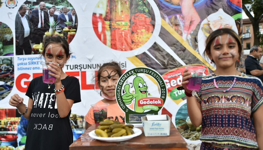 Orhangazi’den Bursa’ya ‘Gedelek turşusu’ standı