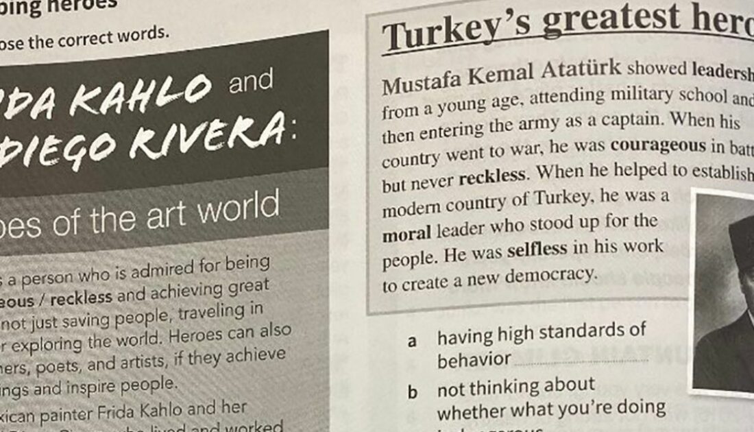 Skandal! ‘Mustafa Kemal Atatürk’ün olduğu sayfaları yırtın’