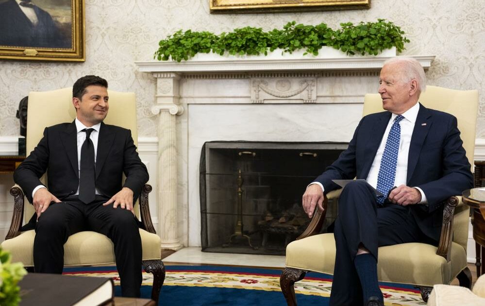 Biden ve Zelenskiy, Beyaz Saray’da bir araya geldi