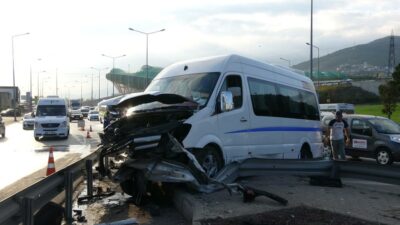 Bursa’da işçi servisinde can pazarı! Çok sayıda yaralı var