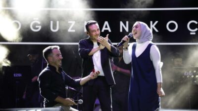 Oğuzhan Koç konserinde sürpriz evlilik teklifi