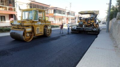 Mudanya’da asfalt çalışmaları tüm hızıyla sürüyor