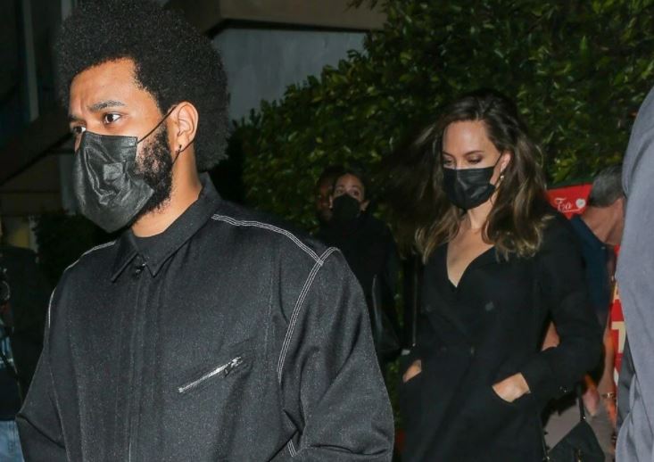 Angelina Jolie ile The Weeknd akşam yemeğinde