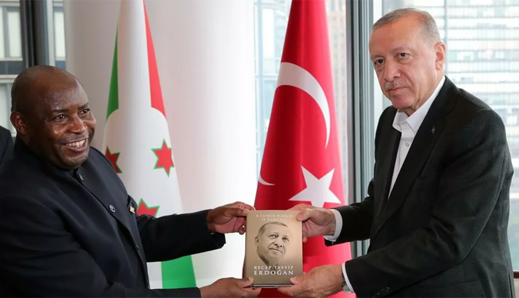 Cumhurbaşkanı Erdoğan, Burundi lideri Ndayishimiye ile bir araya geldi