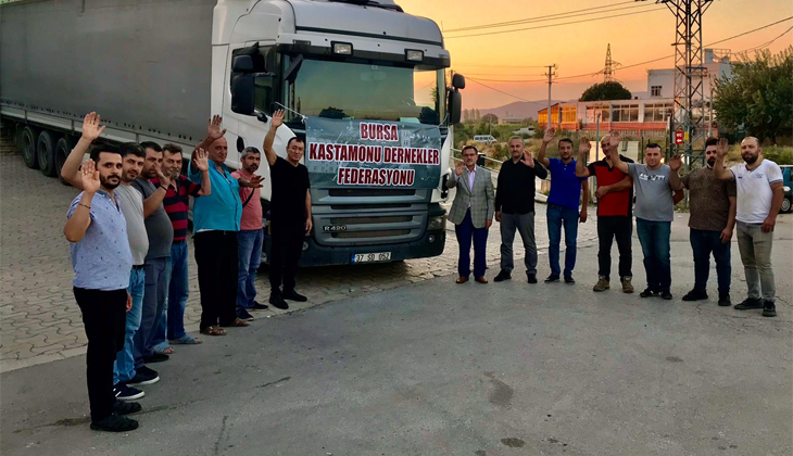 Bursa’dan Kastamonu’ya yardım desteği sürüyor