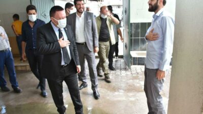 Başkan Hüseyin Beyoğlu Haşimiye Medresesi öğrencileriyle bir araya geldi