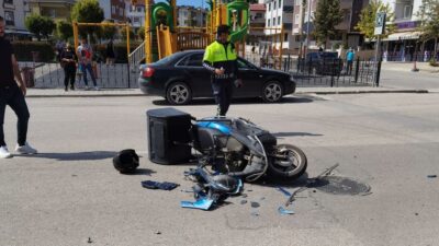 Bursa’da motosiklete çarptı! Önce kaçtı sonra geri döndü