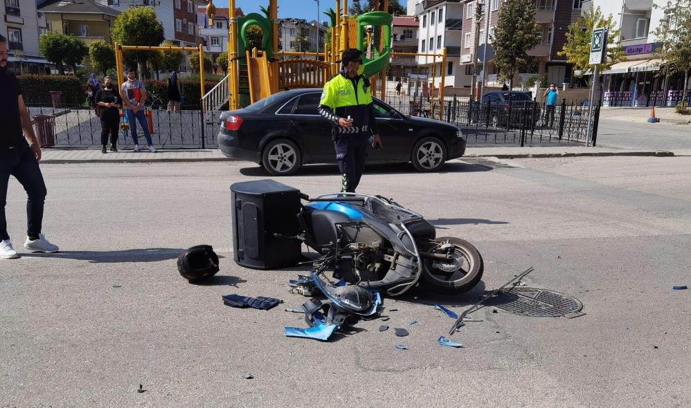 Bursa’da motosiklete çarptı! Önce kaçtı sonra geri döndü