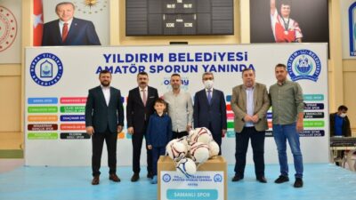 Yıldırım’dan amatör spor kulüplerine malzeme desteği