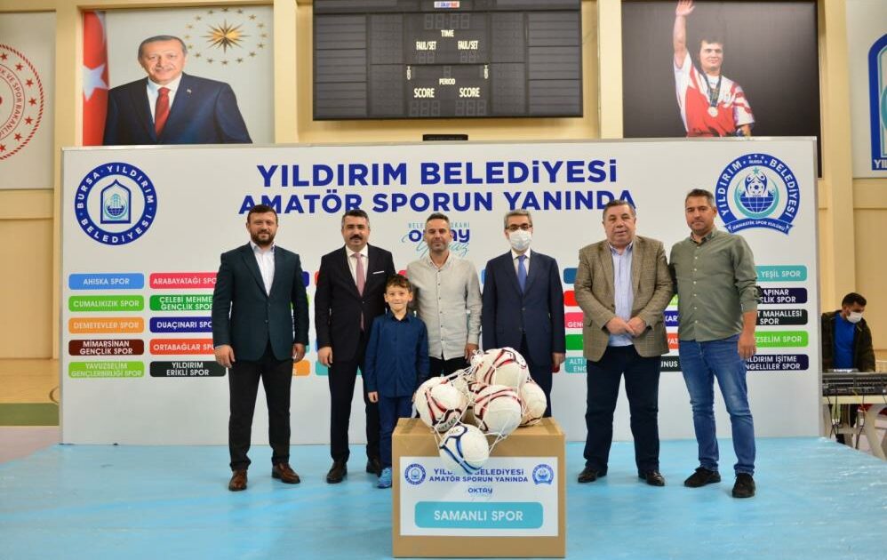 Yıldırım’dan amatör spor kulüplerine malzeme desteği