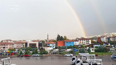 Bursa’da gökkuşağı büyüledi