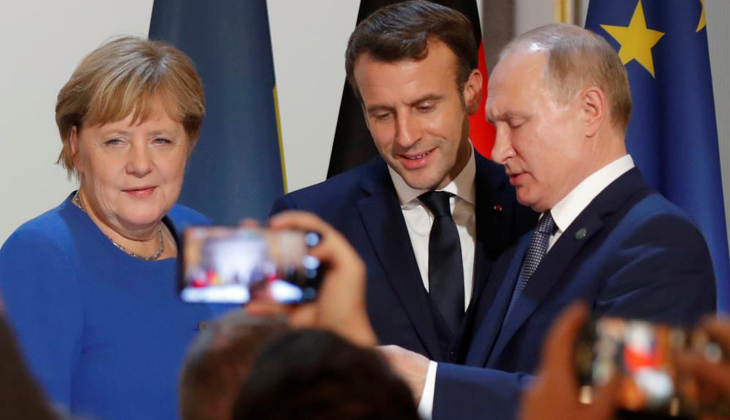 Putin, Merkel ve Macron, Ukrayna’yı görüştü