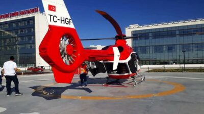 Helikopter ambulans derman oldu