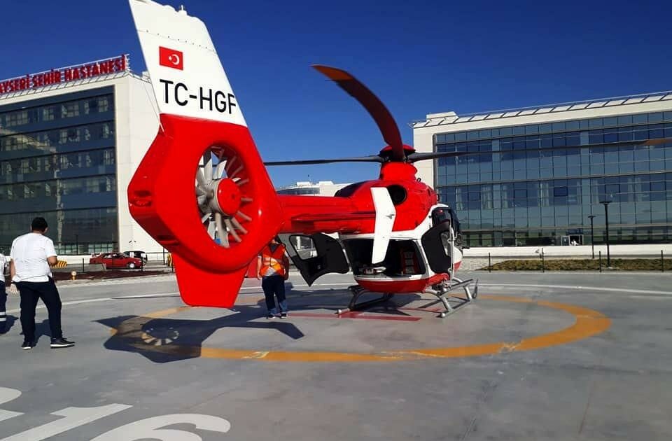 Helikopter ambulans derman oldu