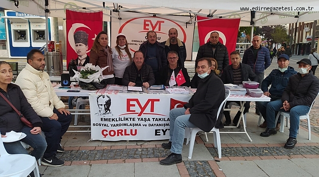 EYT’liler seslerini bu kez Trakya’dan yükseltti