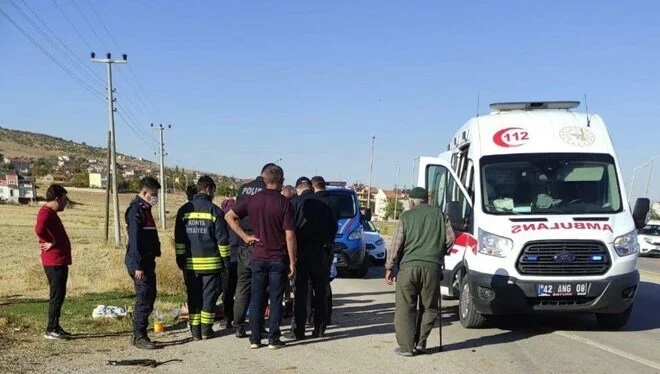 Konya’da iki otomobil çarpıştı: 11 yaralı