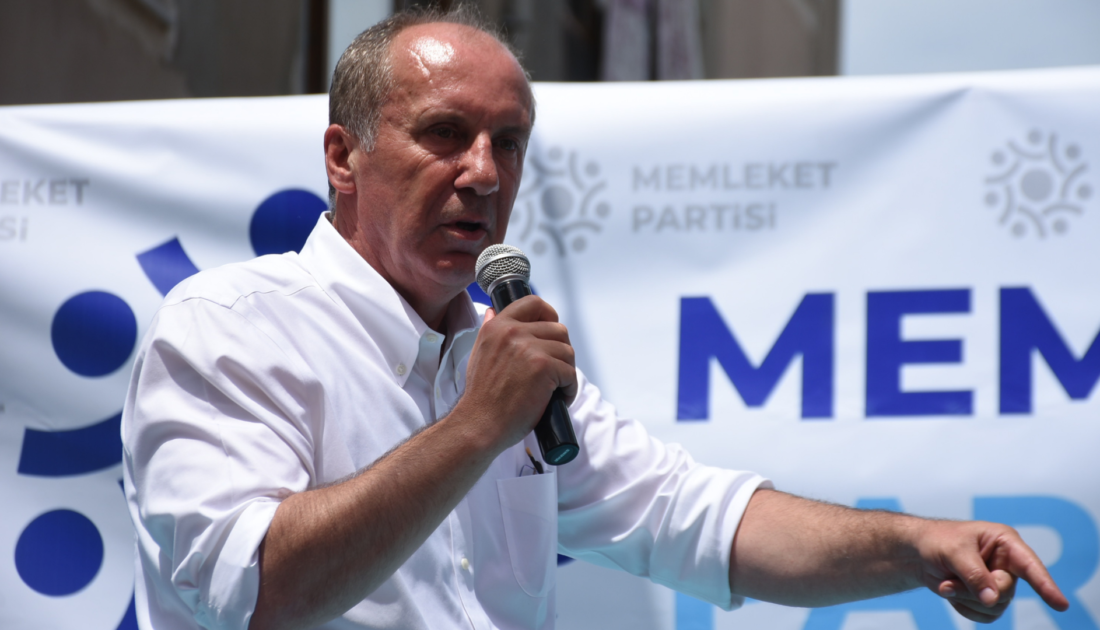 Muharrem İnce: Memleket yangın yeri, TOBB Başkanı neden konuşmuyor?