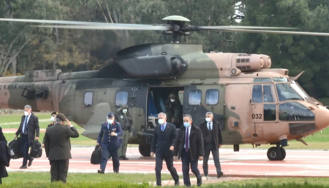 Bakan Akar’dan Ege Ordusu’na denetleme