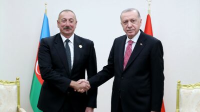 Cumhurbaşkanı Erdoğan, Azerbaycan Cumhurbaşkanı Aliyev ile görüştü