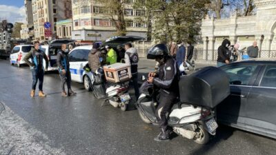 Yasağa rağmen trafiğe çıkan motosiklet kullanıcılarına ceza yağdı