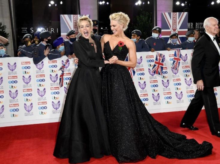 Sharon Stone ve Hannah Waddingham’dan kırmızı halı şov