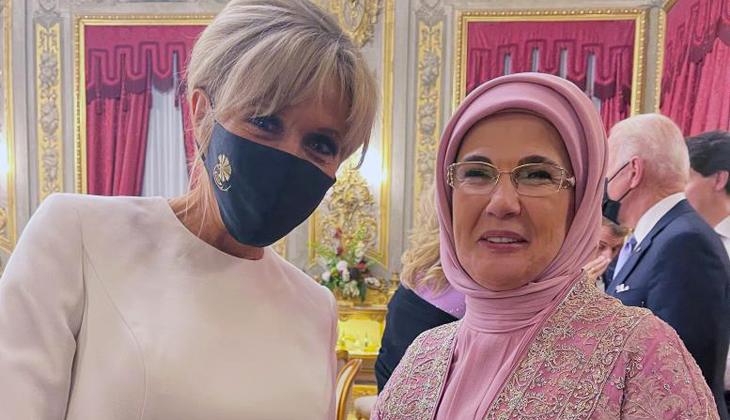 G-20 Liderler Zirvesi’nde Türkiye-Fransa arasında ‘first lady’ diplomasisi