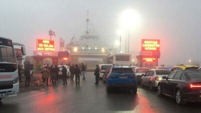 Çanakkale Boğazı yoğun sis nedeniyle kapatıldı