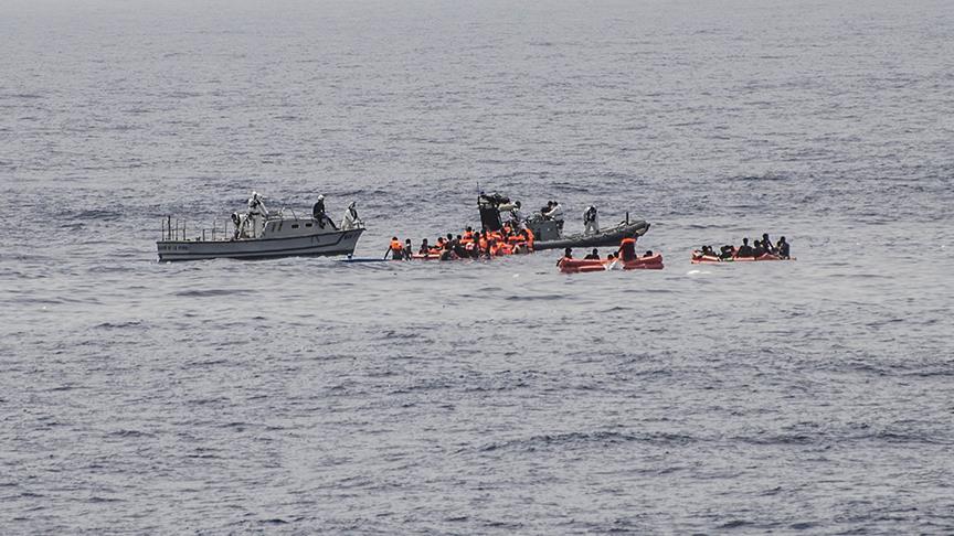 Libya açıklarında 10 göçmen boğularak yaşamını yitirdi