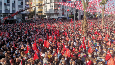 Mersin Valiliğinden CHP mitingi açıklaması: Yaklaşık 21 bin 500 kişi katıldı