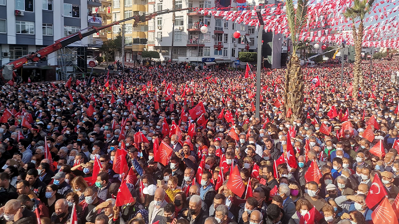 Mersin Valiliğinden CHP mitingi açıklaması: Yaklaşık 21 bin 500 kişi katıldı