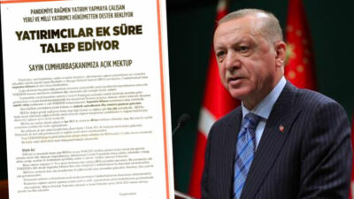 ‘Yerli ve milli yatırımcılar’ Sabah gazetesinden Erdoğan’a seslendi: Hükümetten destek bekliyoruz, ek süre talep ediyoruz