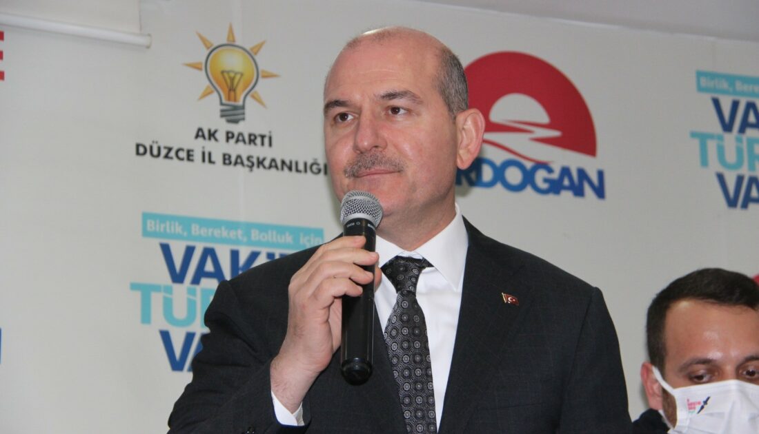 Soylu: Amerika ve Avrupa’nın vakıflarından beslenip Türkiye aleyhine çalışan şaklabanlar var