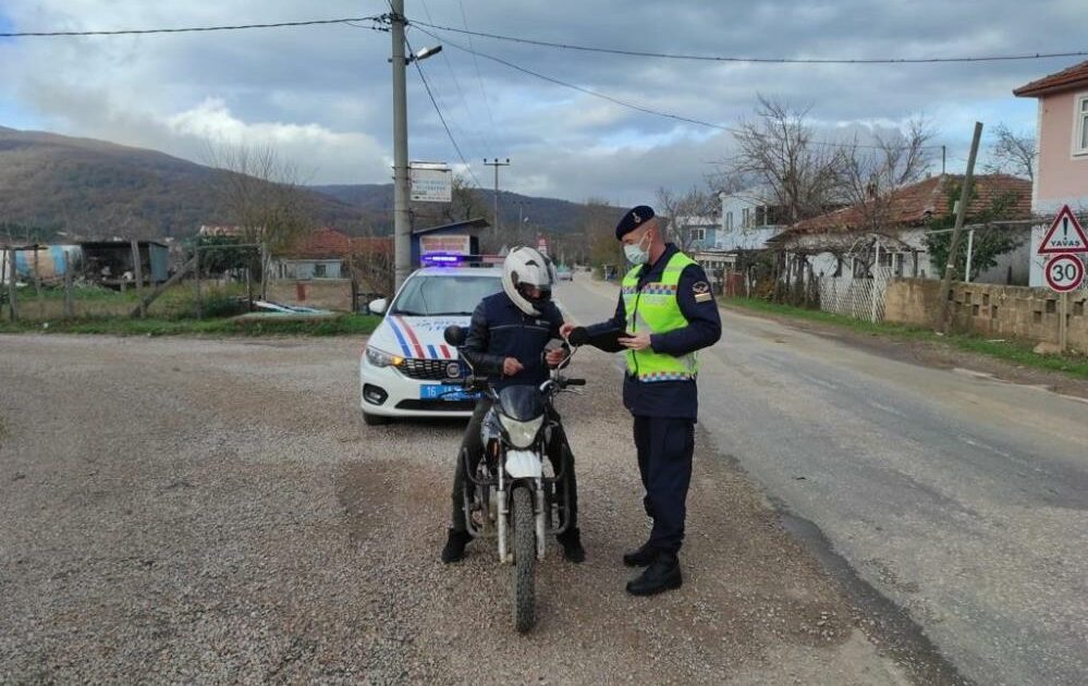 Bursa’da jandarmadan ‘Huzur ve Güven’ uygulaması