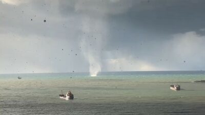 Karadeniz’de hortum paniği