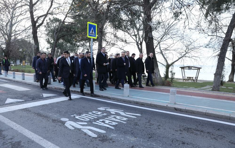 İznik sahil yolunda konforlu ulaşım