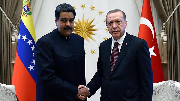 Cumhurbaşkanı Erdoğan, Maduro ile görüştü